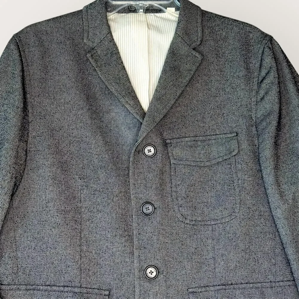 PLECTRUM Ben Sherman Slim Fit Sportcoat Blazer Jacket 4 Buttons Men Size L Gray